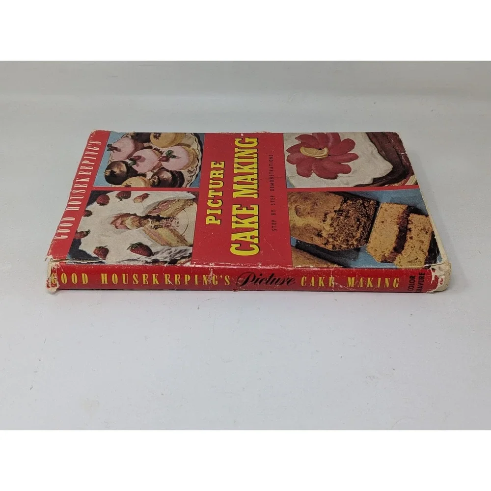 Vintage Good Housekeeping Cake Dessert Cookbook Making Australian Book 1950s 50s